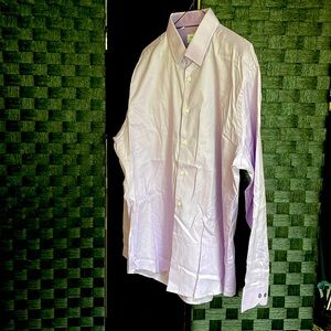 Duchamp Men's Button Down Dress Shirt Lilac XL